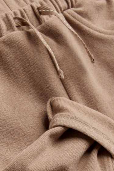 Unisex - Newborn-thermobroek - taupe