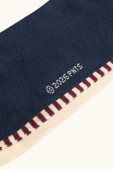 Damen - Multipack 3er - Socken mit Motiv - Peanuts - dunkelblau / cremeweiß