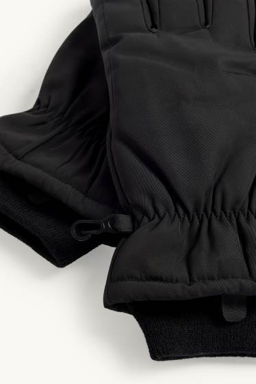 Men - Touchscreen gloves - black