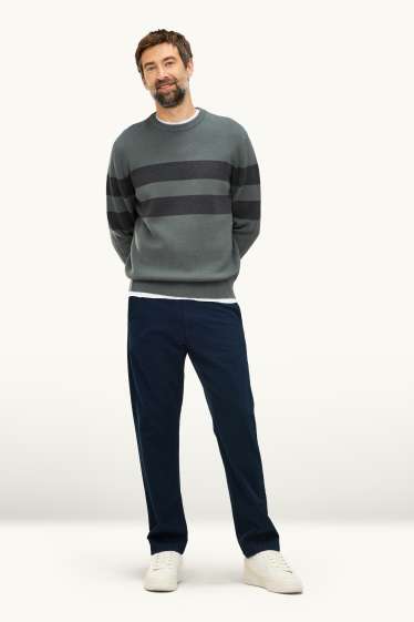 Hombre - Chinos - regular fit - azul oscuro