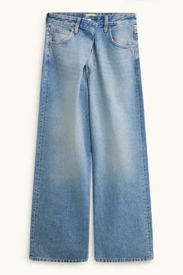 Femmes - Straight jean - mid waist - jean bleu clair
