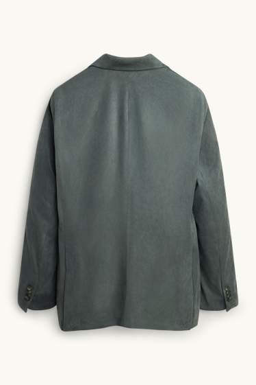 Hommes - Veste de costume - regular fit - Flex - synthétique - vert foncé