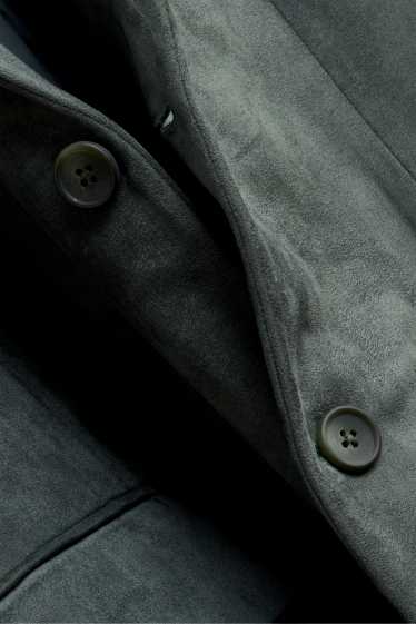 Hommes - Veste de costume - regular fit - Flex - synthétique - vert foncé