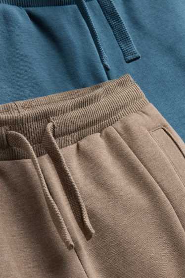 Copii - Băieți - Multipack 2 perechi - pantaloni de trening - bej / albastru