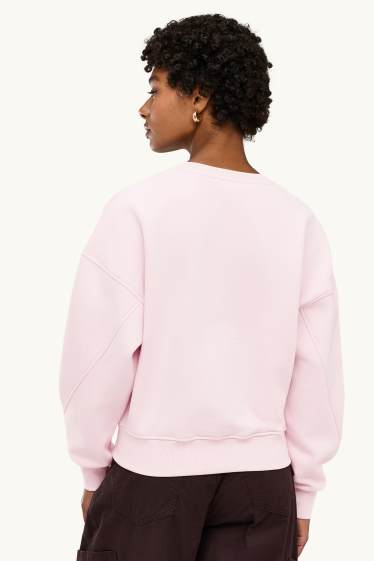Femmes - Sweat - rose tendre
