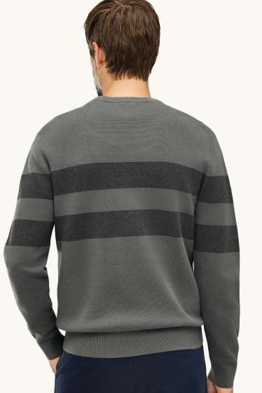 Home - Jersei - de ratlles - gris/gris