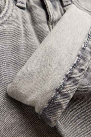 Children Boys - Relaxed jeans - thermal jeans - denim-gray