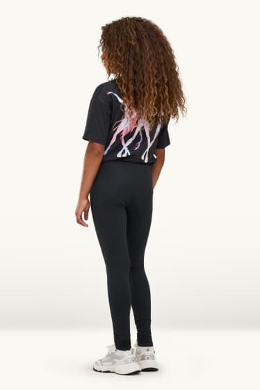 Bambine - Confezione da 3 - leggings - nero
