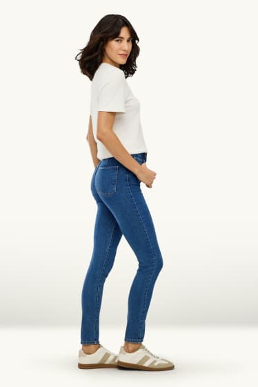 Donna - Skinny jeans - vita alta - jeans blu