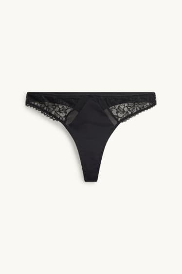 Femmes - String - noir