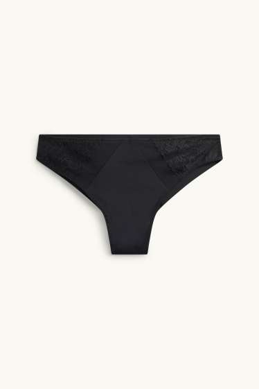 Damen - Brazilian Slip - schwarz