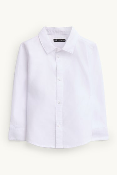 Nen - Conjunt - camisa, armilla i corbata de llacet - 3 peces - festiu - blanc/negre