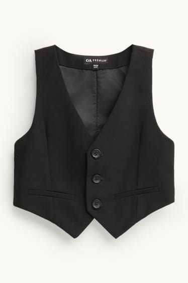 Nen - Conjunt - camisa, armilla i corbata de llacet - 3 peces - festiu - blanc/negre
