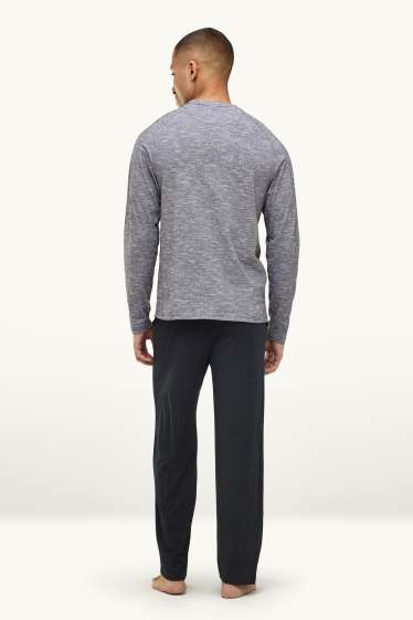 Hommes - Pyjama - gris chiné
