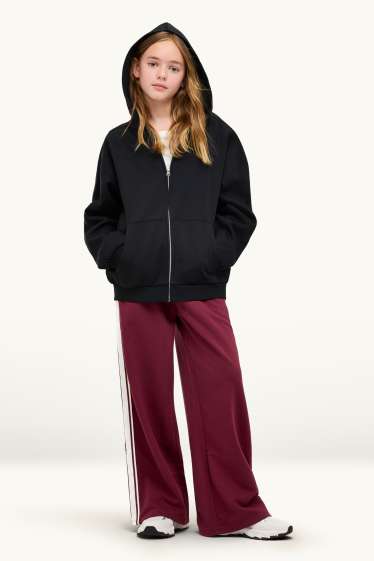 Kinderen: meisjes - Joggingbroek - bordeaux