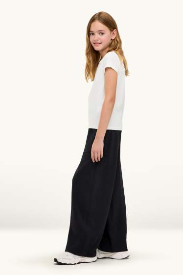 Enfants filles - Pantalon de jogging - noir
