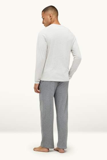 Hommes - Pyjama - gris
