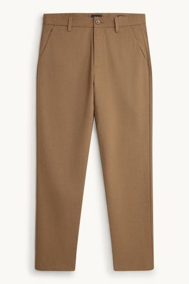 Herren - Chino - Tapered Fit - braun