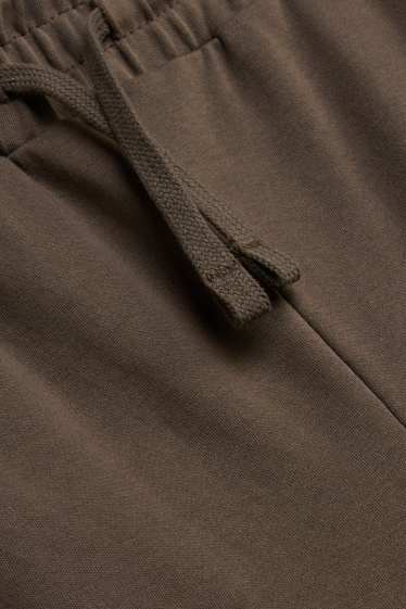 Hommes - Short en molleton - kaki