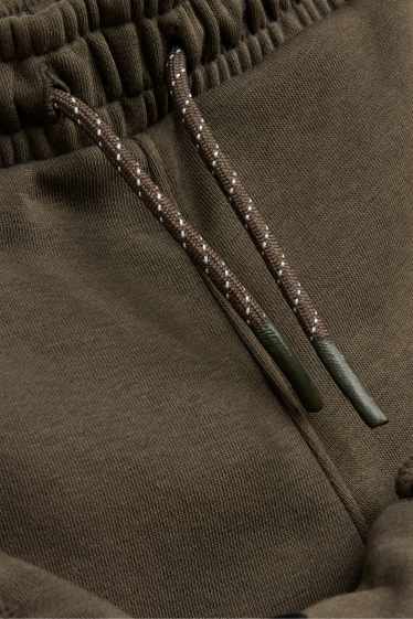 Children Boys - Cargo joggers - dark green
