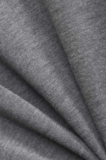 Damen - Langarmshirt - Regular Fit - grau-melange