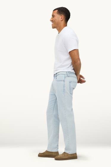 Hommes - Straight jean - jean bleu clair