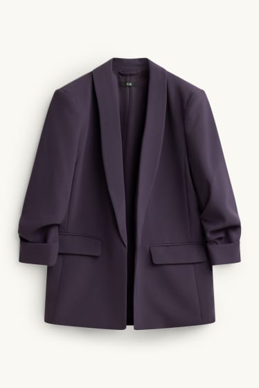 Femmes - Blazer de bureau - regular fit - violet