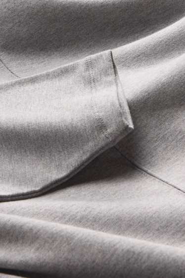 Donna - Maglia a maniche lunghe - relaxed fit - grigio melange