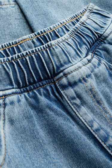 Children Boys - Cargo jeans - thermal jeans - denim-light blue