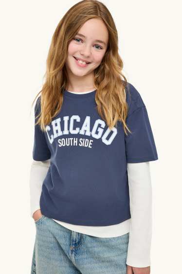 Enfants filles - Chicago - T-shirt - bleu foncé