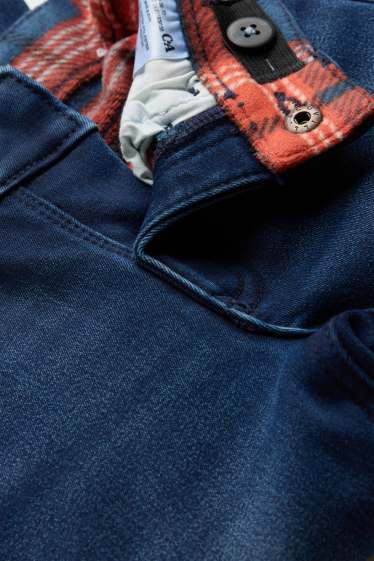 Children Boys - Straight jeans - thermal jeans - denim-dark blue
