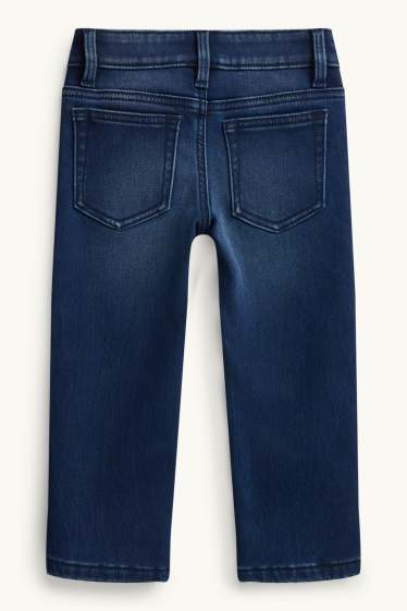 Children Boys - Straight jeans - thermal jeans - denim-dark blue