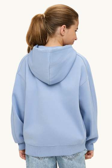 Nena - Dessuadora amb caputxa - blau clar
