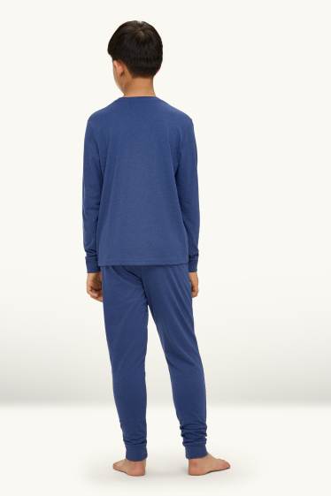 Copii - Băieți - Brooklyn - pijama - 2 piese - albastru