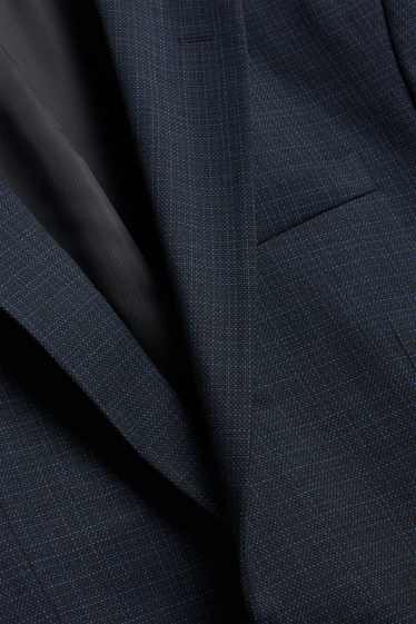 Hommes - Veste de costume - regular fit - extensible - bleu foncé