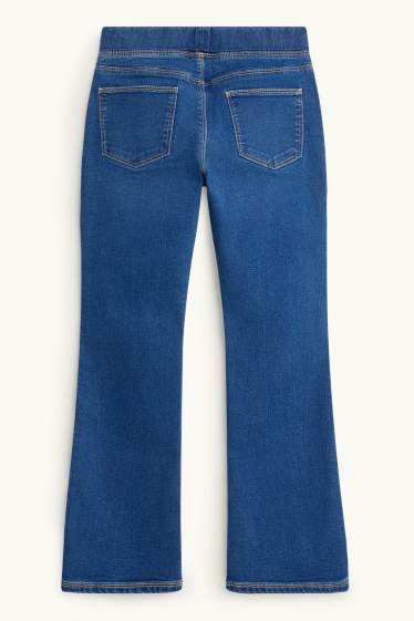 Kinder Mädchen - Flared Jeggings - jeansblau