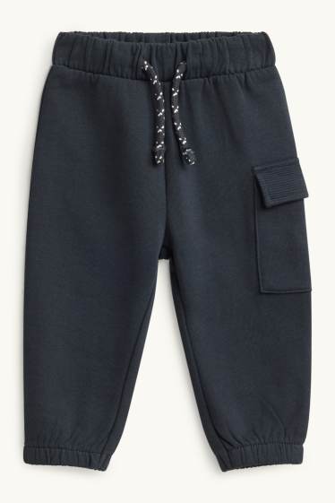 Miminka - chlapci - Lední medvěd a tučňák - outfit pro miminka - 2dílný - modrá / světle modrá