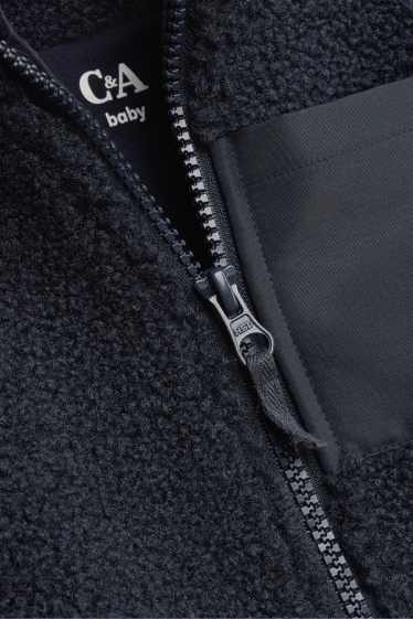 Baby Jungen - Baby-Fleecejacke - dunkelblau