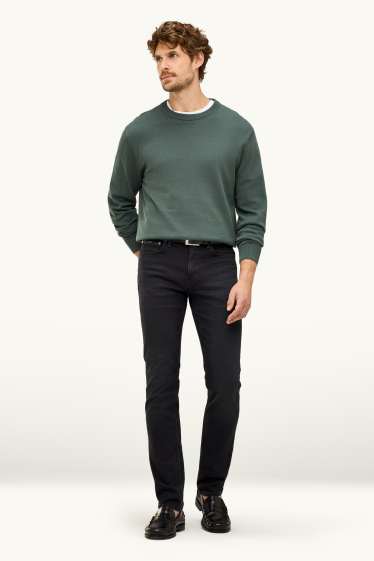 Men - Slim jeans - denim-dark gray
