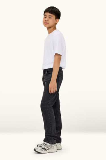 Kinderen: jongens - Straight jeans - zwart