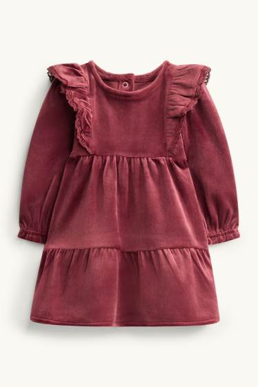 Bébés filles - Robe bébé - bordeaux