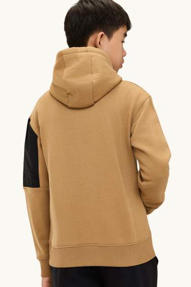Children Boys - Hoodie - Caramel