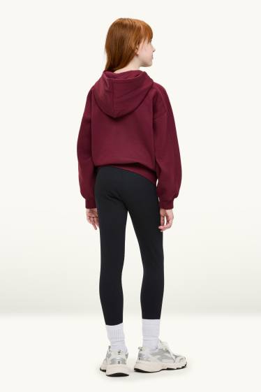 Nena - Paquet de 2 - leggings - acanalats - negre
