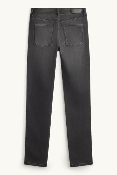 Femmes - Slim jean - mid waist - jean gris foncé