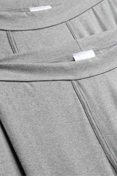 Home - Paquet de 2 - pantalons llargs interiors - gris jaspiat