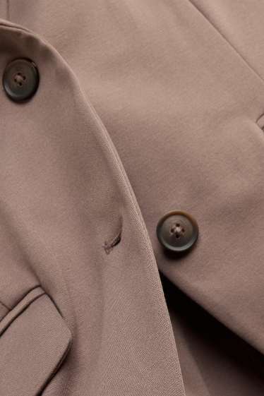 Femmes - Blazer de bureau - cintré - taupe