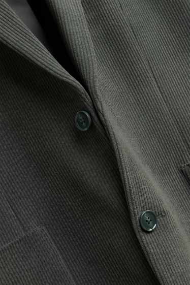 Herren - Cord-Baukasten-Sakko - Regular Fit - Stretch - khaki