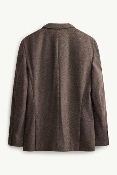 Hommes - Veste de costume - regular fit - marron