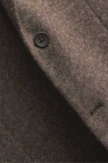 Hommes - Veste de costume - regular fit - marron