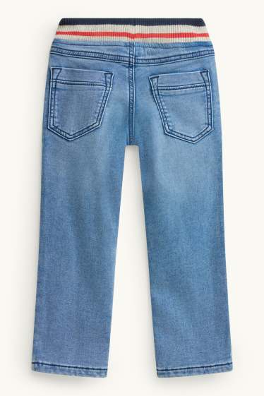 Copii - Băieți - Straight jeans - jeans termoizolanți - LYCRA® - denim-albastru